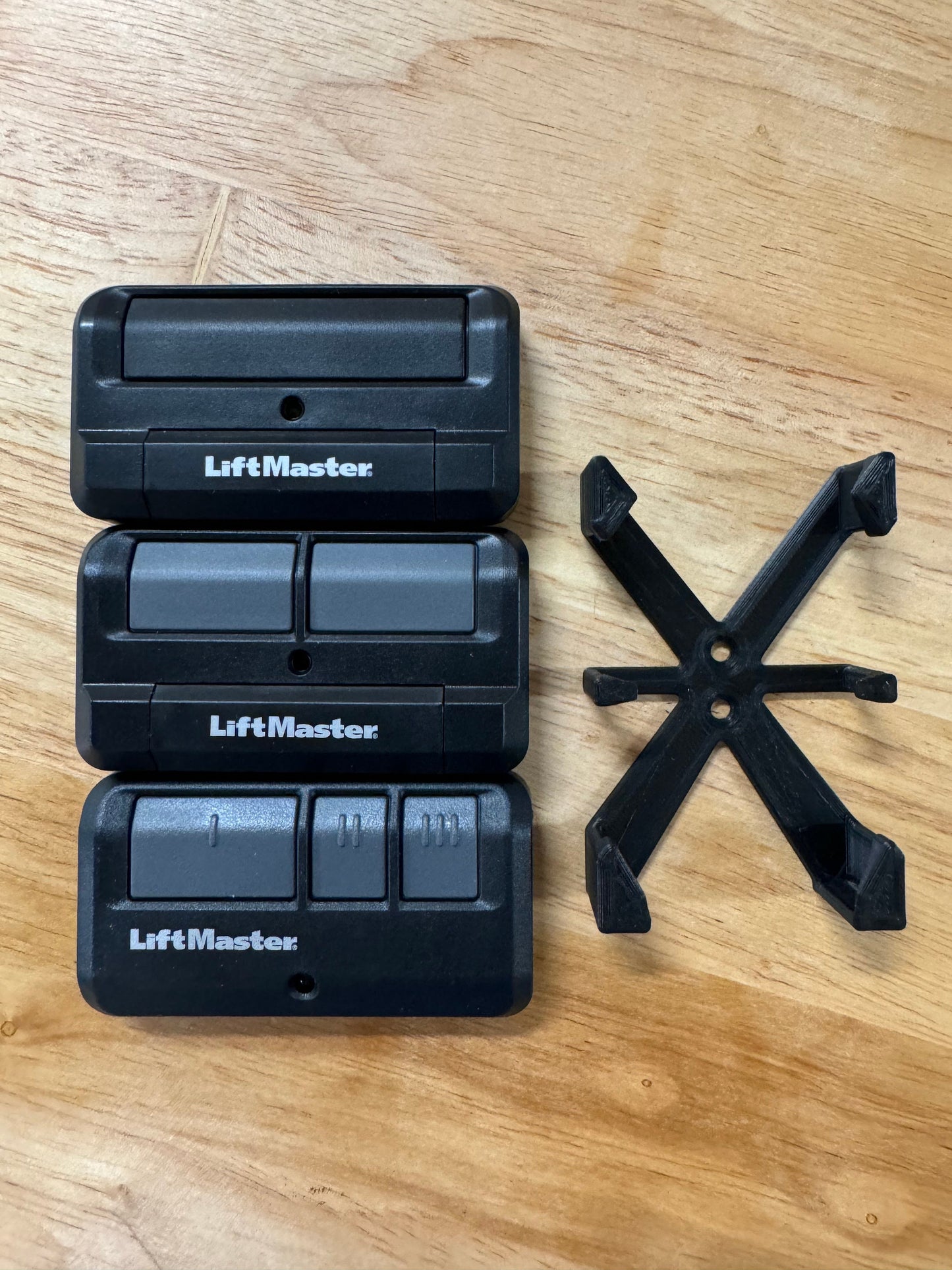 Garage Door Remote Wall Mount Bracket (Liftmaster / Chamberlain / Others) | Screw, Adhesive, or Magnetic Mounting | Free Shipping within US