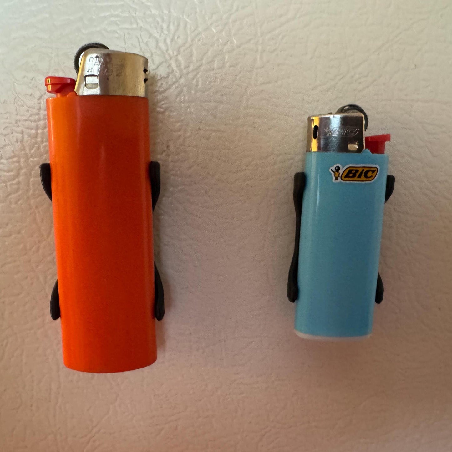 Magnetic Lighter Holder | Snap-On Design for Large/Mini Bic Lighters | Free Shipping within US