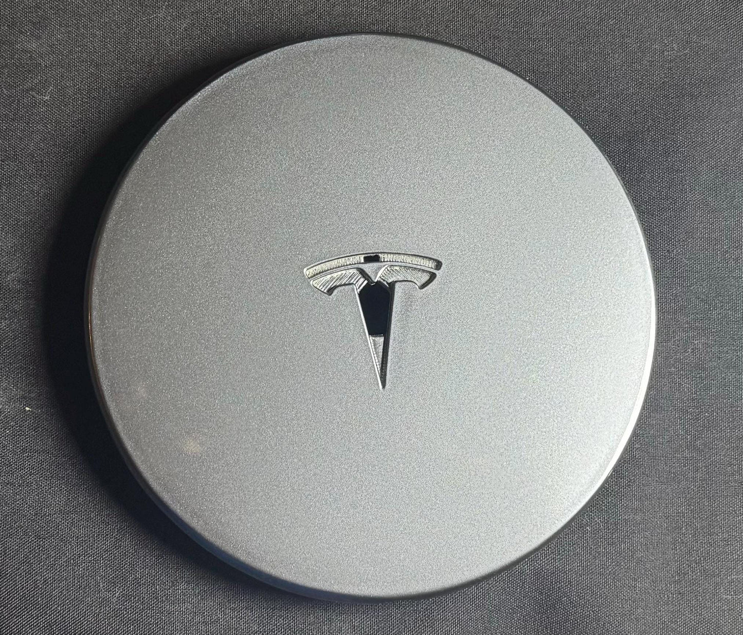 Photon Mid-Wheel Cover in Quicksilver (Mid stage before raised T is added)