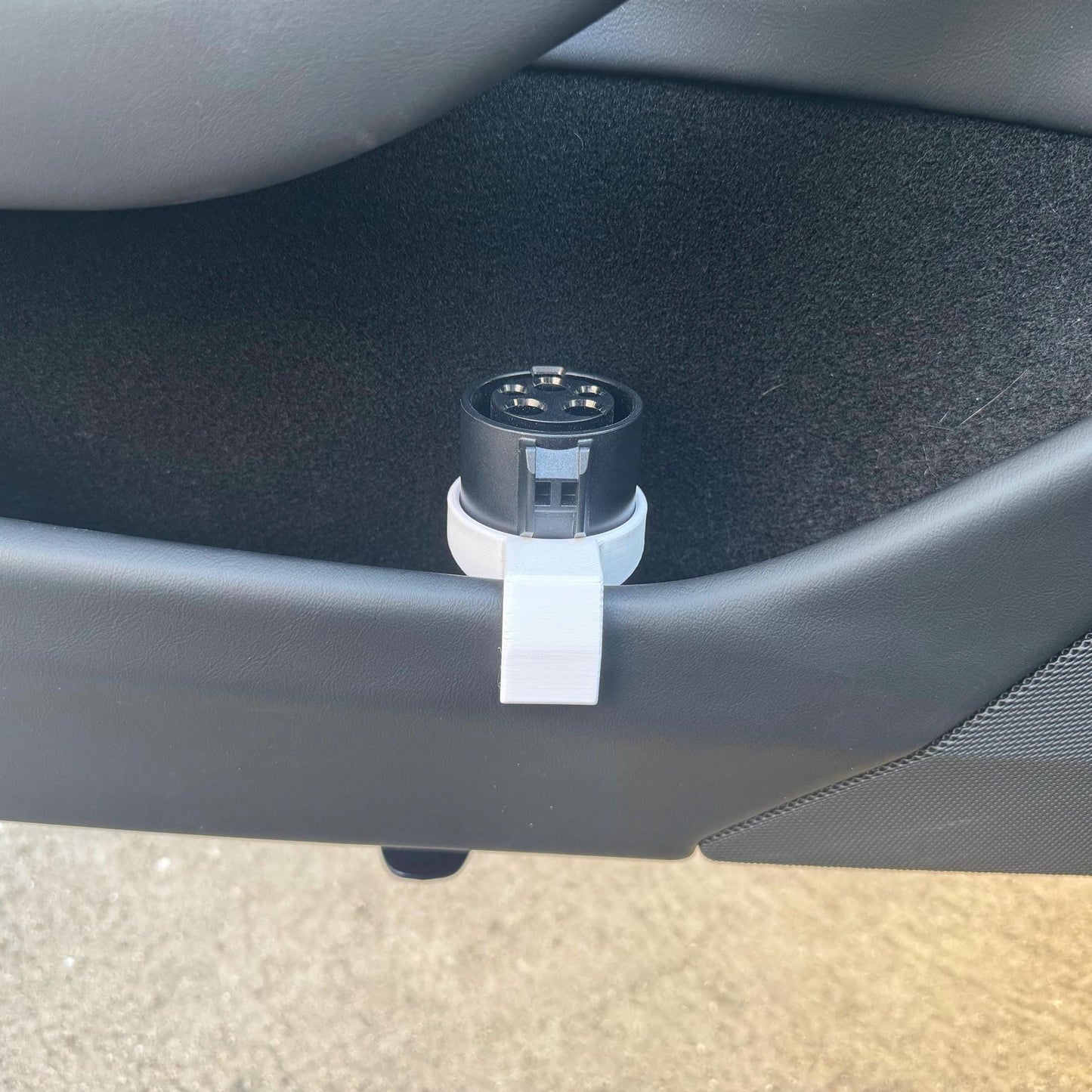 Tesla Public Charger J1772 Adapter Driver Door Holder for Tesla Model 3/Y (2020-2025) | Free Shipping within US