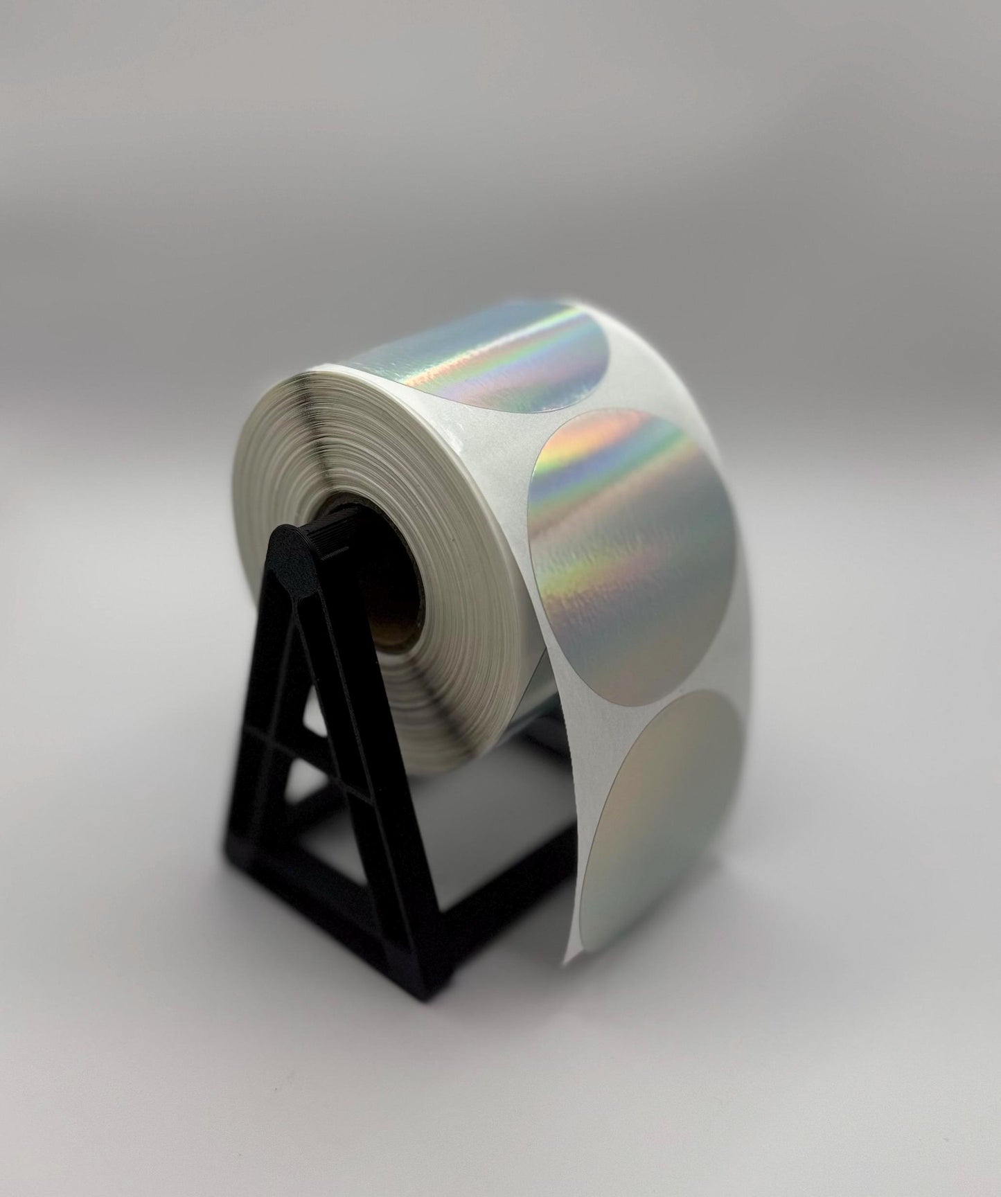 2" Label Roll Holder for 2" Wide Labels | Barcode Labels, Circular Labels | Easy-Change Design for Label Printers