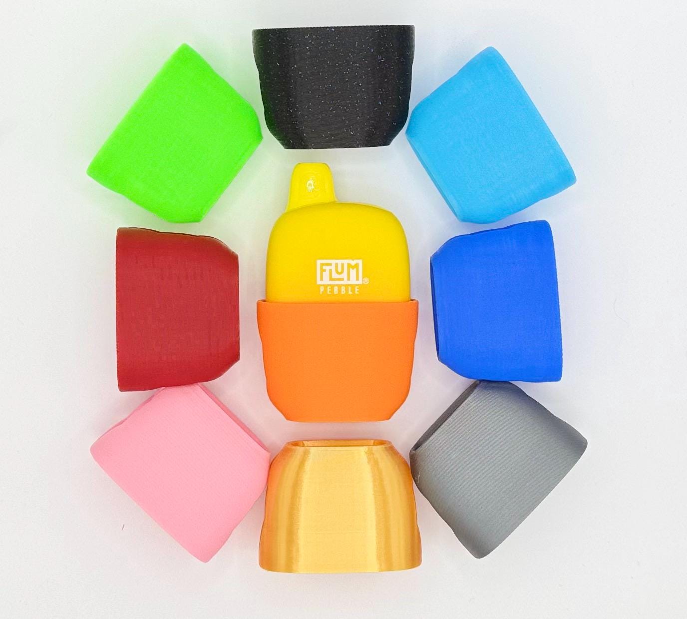 FLUM Pebble Vaporizer Holder | Adhesive or Magnetic Backing | Loose-Fit or Tight-fit | Free Shipping within US (Pebble X Coming Soon!)