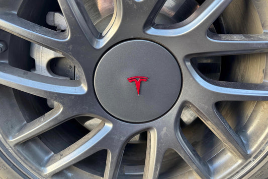 Photon Mid-Wheel Cover in Wheel Color Grey with Ultra Red T
