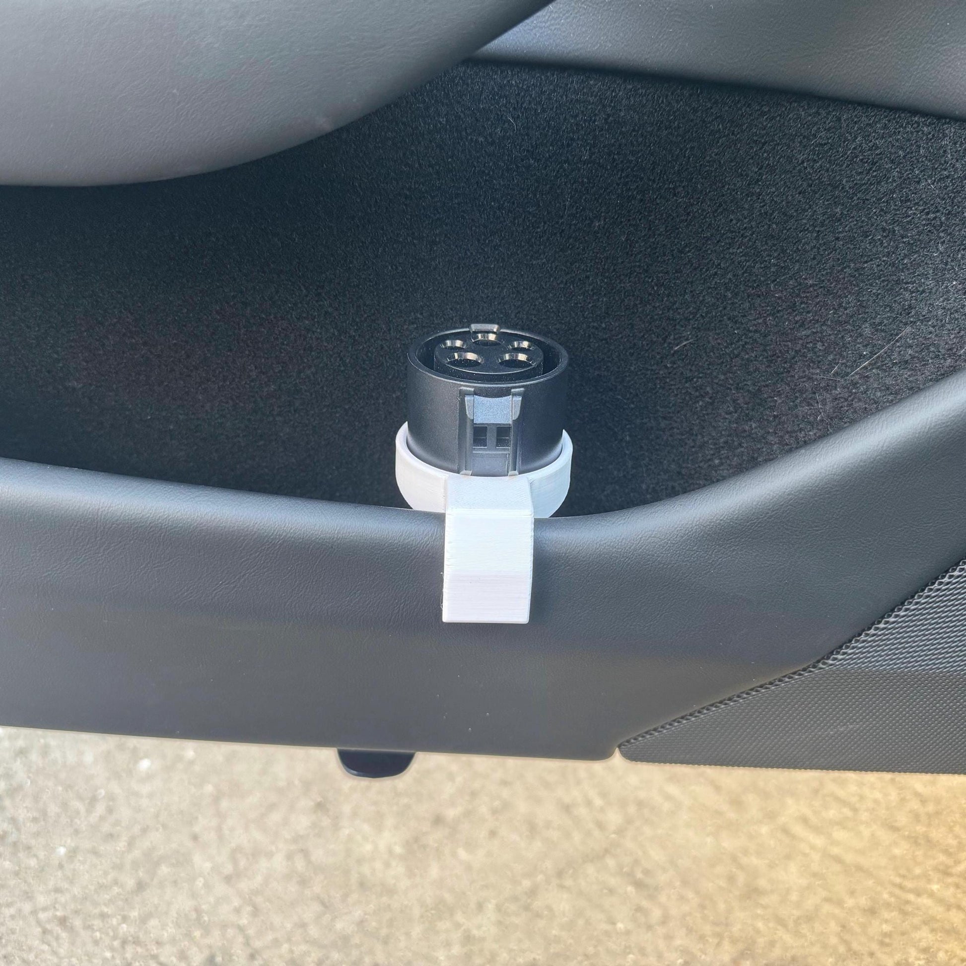 Tesla Public Charger J1772 Adapter Driver Door Holder for Tesla Model 3/Y (2020-2025) | Free Shipping within US