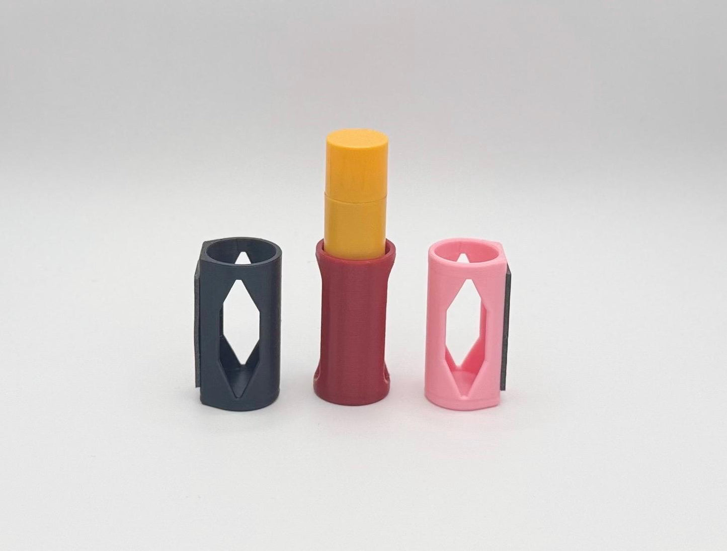 Chapstick / Lip Balm Holder for Car / Workshop / Desk - Adhesive or Magnetic
