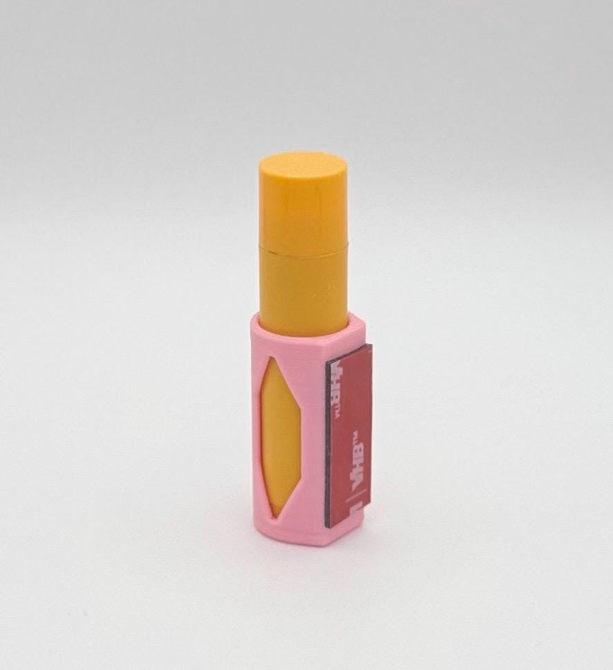 Chapstick / Lip Balm Holder for Car / Workshop / Desk - Adhesive or Magnetic