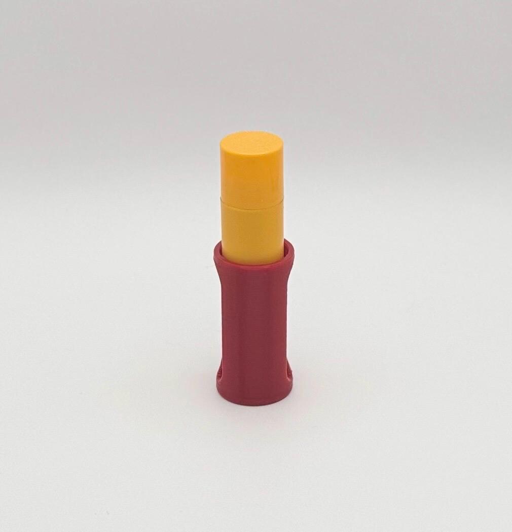 Chapstick / Lip Balm Holder for Car / Workshop / Desk - Adhesive or Magnetic