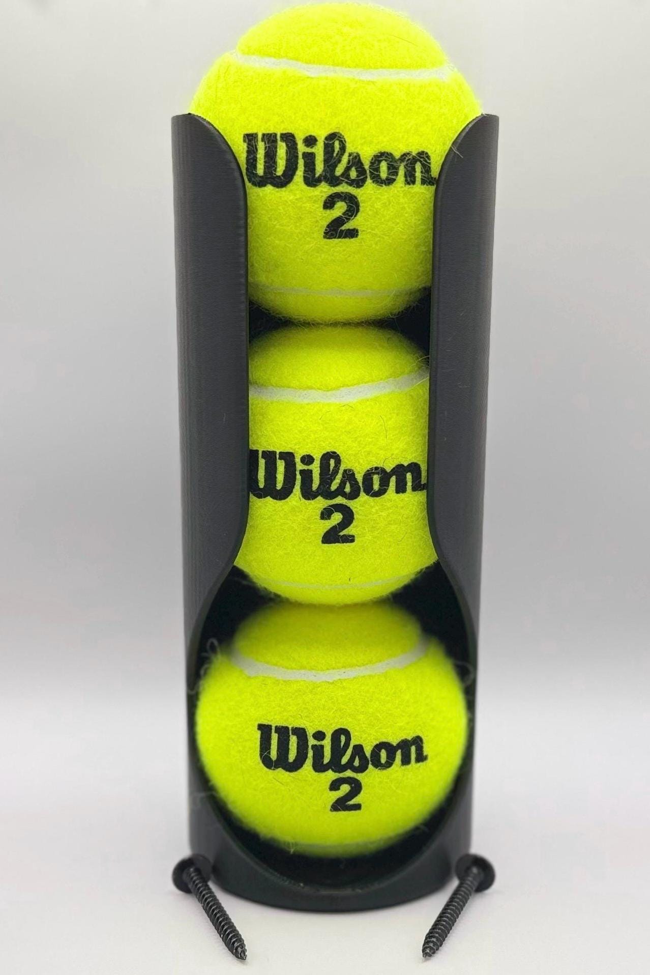 Personalized Tennis Ball Holder - Fence or Wall Mount