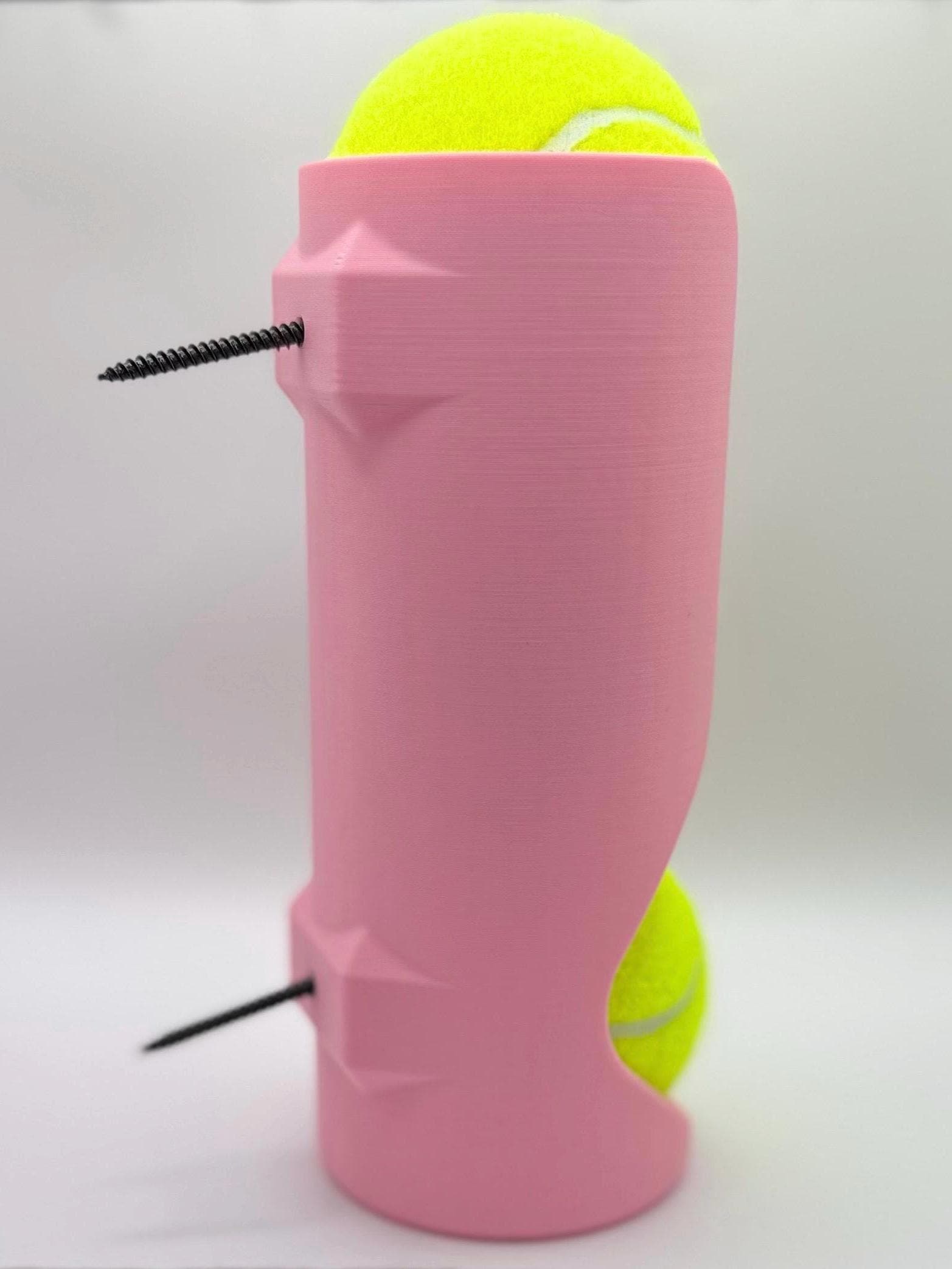 Personalized Tennis Ball Holder - Fence or Wall Mount