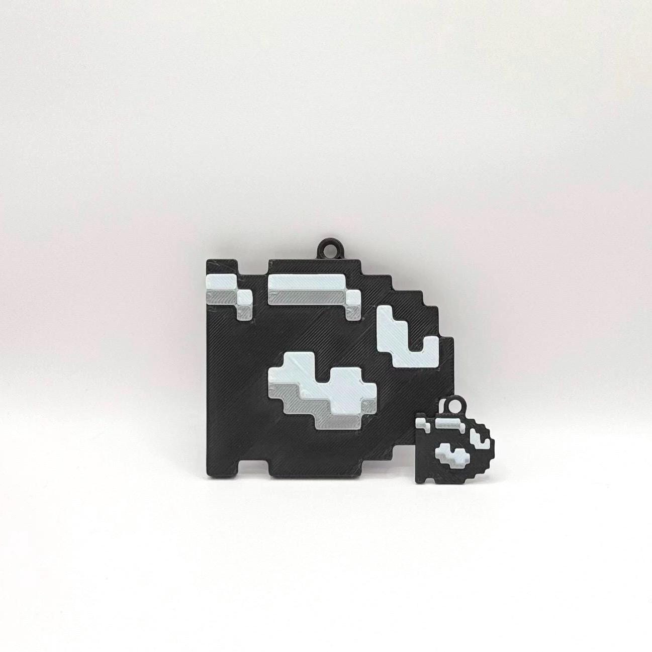 Nintendo Pixel Sprite Keychain or Ornament – Retro Gamer Gift