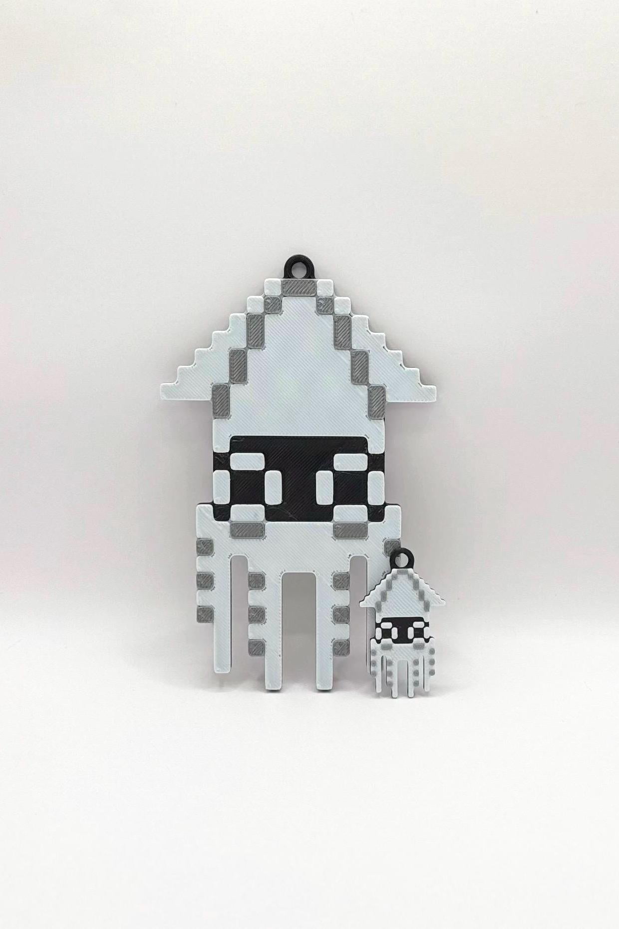 Nintendo Pixel Sprite Keychain or Ornament – Retro Gamer Gift