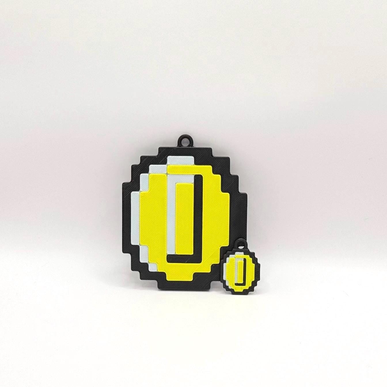 Nintendo Pixel Sprite Keychain or Ornament – Retro Gamer Gift