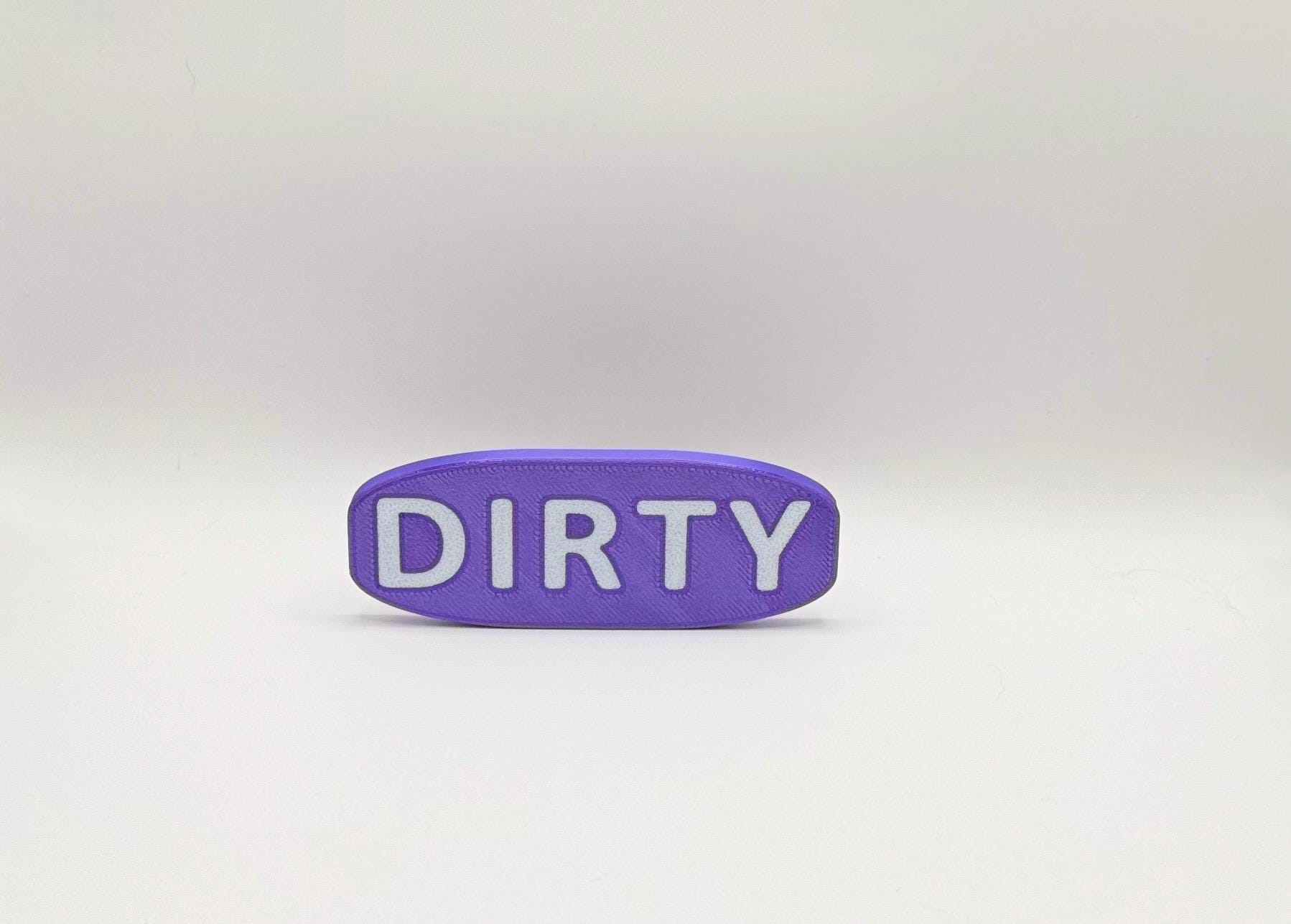 Personalizable Clean / Dirty Magnet for Dishwasher / Washing Machine / Dryer