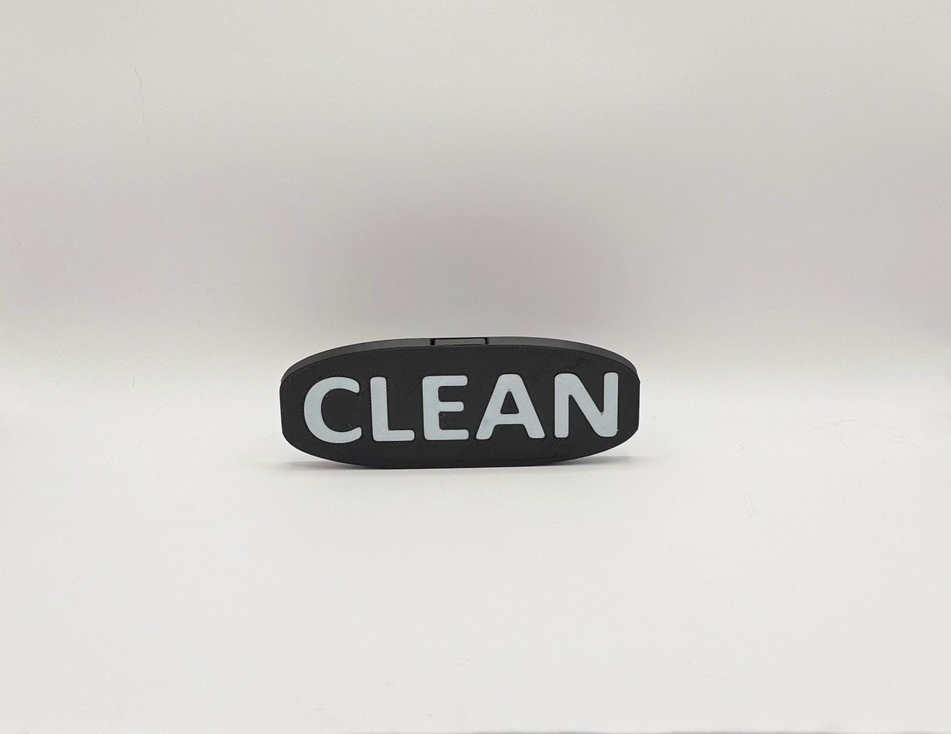 Personalizable Clean / Dirty Magnet for Dishwasher / Washing Machine / Dryer