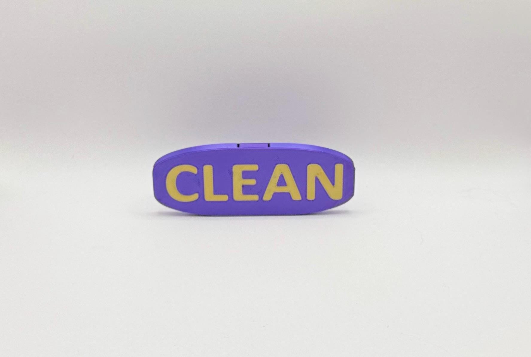 Personalizable Clean / Dirty Magnet for Dishwasher / Washing Machine / Dryer