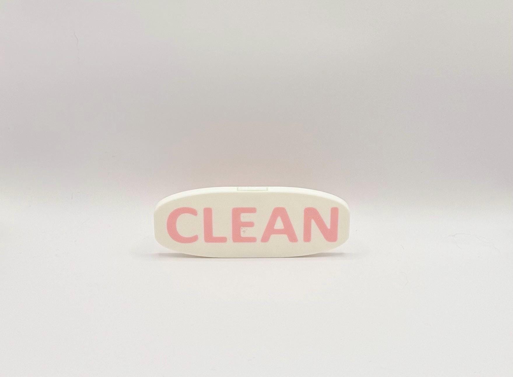 Personalizable Clean / Dirty Magnet for Dishwasher / Washing Machine / Dryer