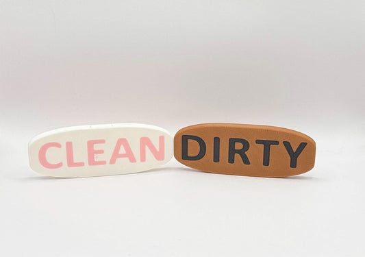 Personalizable Clean / Dirty Magnet for Dishwasher / Washing Machine / Dryer