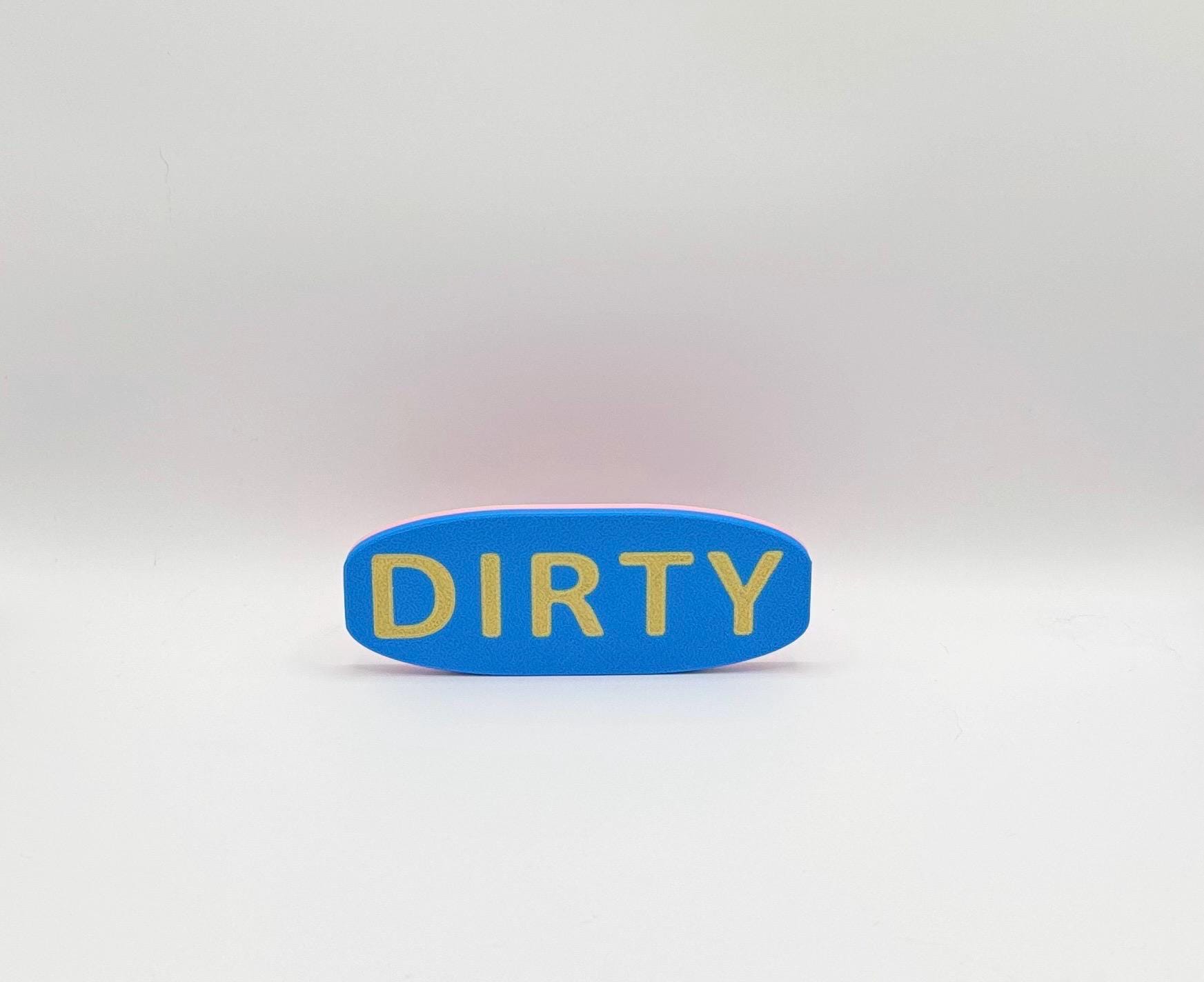 Personalizable Clean / Dirty Magnet for Dishwasher / Washing Machine / Dryer