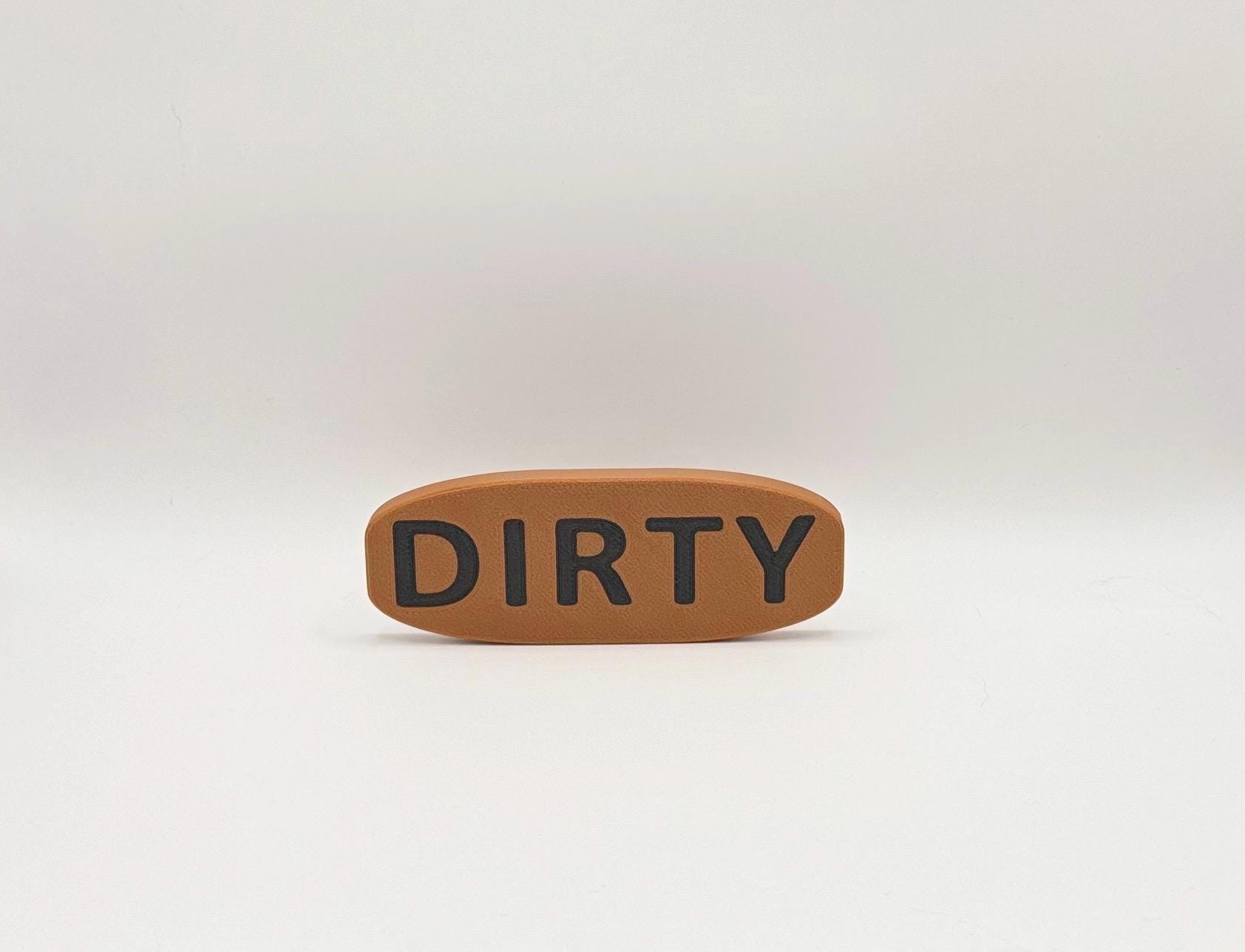 Personalizable Clean / Dirty Magnet for Dishwasher / Washing Machine / Dryer